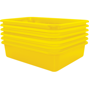 TCR2088622 Yellow Large Plastic Letter Tray 6 Pack Image