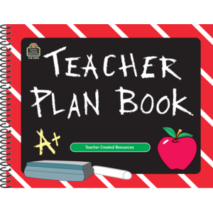 TCR2093 Chalkboard Teacher Plan Book Image