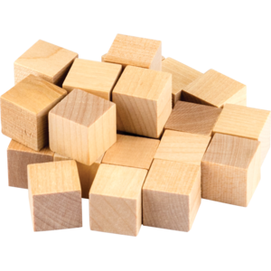 TCR20941 STEM Basics: Wooden Cubes - 25 Count Image