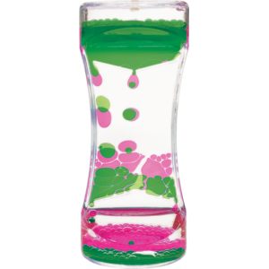TCR20967 Pink & Green Liquid Motion Bubbler Image