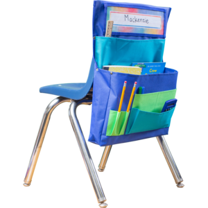 TCR20970 Blue, Teal & Lime Chair Pocket Image
