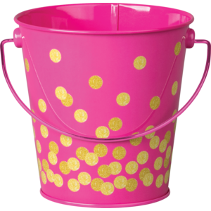 TCR20974 Pink Confetti Bucket Image