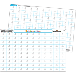TCR21017 Subtraction Learning Mat Image