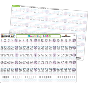 TCR21021 Counting 1-100 Learning Mat Image