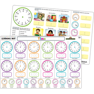 TCR21023 Time Learning Mat Image