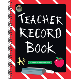 TCR2119 Chalkboard Teacher Record Book Image