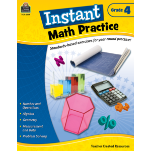 TCR2554 Instant Math Practice Grade 4 Image