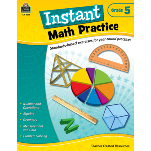 TCR2555 Instant Math Practice Grade 5 Image