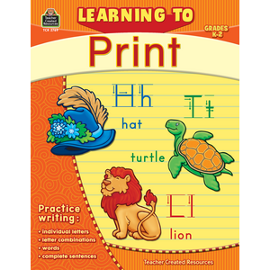 TCR2769 Learning to Print Grade K-2 Image