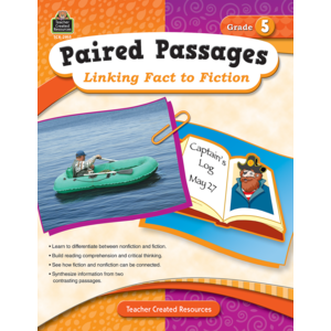 TCR2915 Paired Passages: Linking Fact to Fiction Grade 5 Image