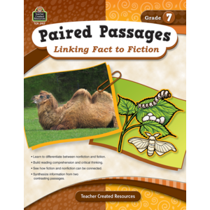 TCR2917 Paired Passages: Linking Fact to Fiction Grade 7 Image