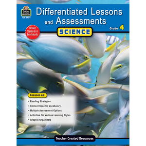 TCR2924 Differentiated Lessons & Assessments: Science Grade 4 Image