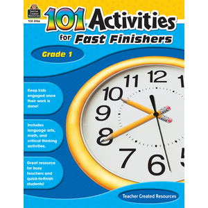 TCR2936 101 Activities For Fast Finishers Grade 1 Image
