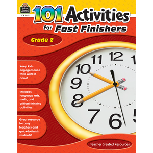 TCR2937 101 Activities For Fast Finishers Grade 2 Image