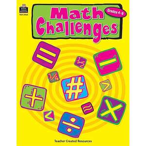 Math Challenges, Grades 4-6 - TCR2964 | Teacher Created Resources