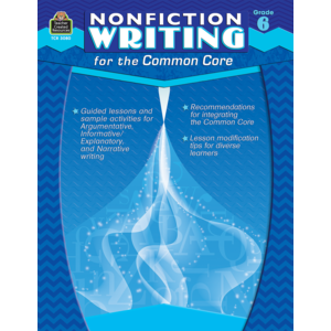 TCR3080 Nonfiction Writing for the Common Core Grade 6 Image