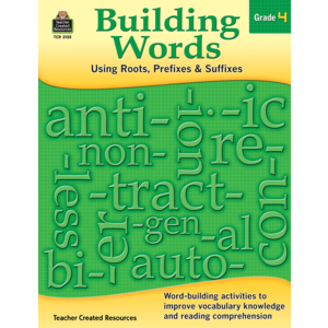 TCR3135 Building Words: Using Roots, Prefixes and Suffixes Gr 4 Image