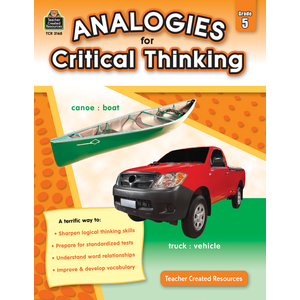 TCR3168 Analogies for Critical Thinking Grade 5 Image