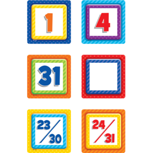 TCR3299 Playful Patterns Calendar Days Image