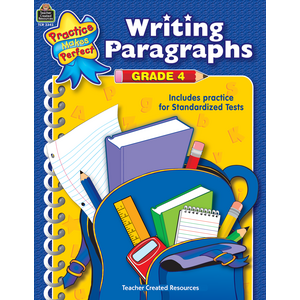 TCR3343 Writing Paragraphs Grade 4 Image