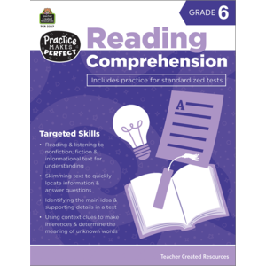 TCR3367 Reading Comprehension Grade 6 Image