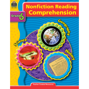 TCR3386 Nonfiction Reading Comprehension Grade 6 Image