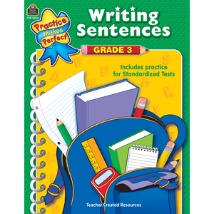 TCR3465 Writing Sentences Grade 3 Image