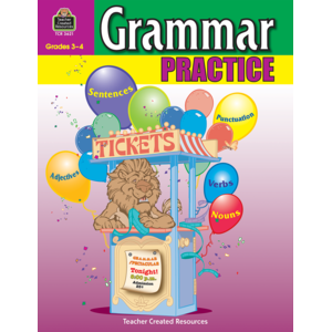 TCR3621 Grammar Practice for Grades 3-4 Image