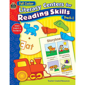 TCR3702 Full-Color Literacy Centers for Reading Skills Image