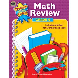 TCR3746 Math Review Grade 6 Image