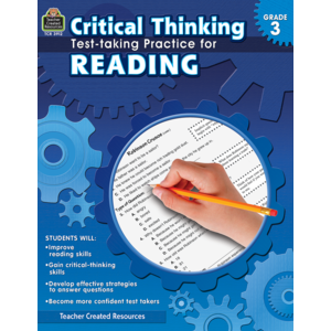 TCR3912 Critical Thinking: Test-taking Practice for Reading Grade 3 Image