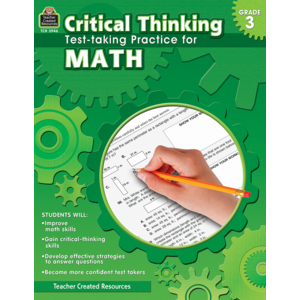 TCR3946 Critical Thinking: Test-taking Practice for Math Grade 3 Image