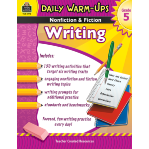 TCR3978 Daily Warm-Ups: Nonfiction & Fiction Writing Grade 5 Image