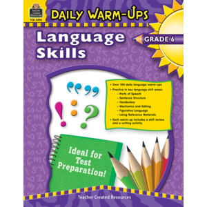 TCR3996 Daily Warm-Ups: Language Skills Grade 6 Image