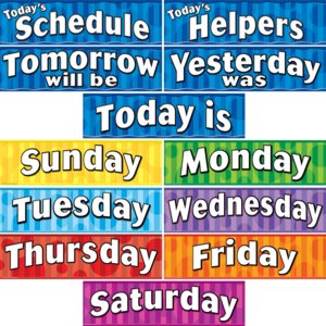 Days of the Week Headliners - TCR4491 | Teacher Created Resources