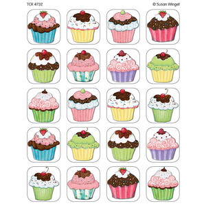TCR4732 Cupcakes Stickers from Susan Winget Image