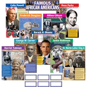 TCR4752 Famous African Americans Bulletin Board Display Set Image