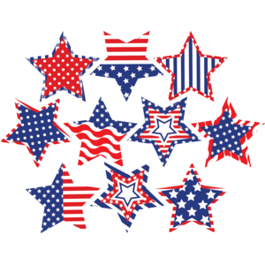 TCR5285 Patriotic Fancy Stars Accents Image