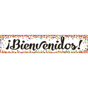 TCR5324 Confetti Bienvenidos Banner Image
