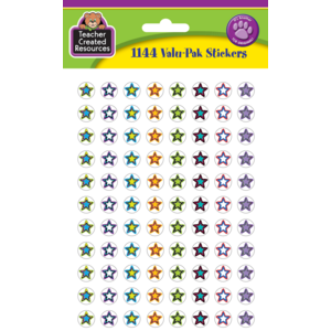 TCR5364 Fancy Stars 2 Mini Stickers Valu-Pak Image