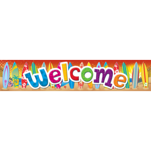 Surf's Up Welcome Banner - TCR5388 | Teacher Created Resources