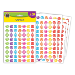 TCR5531 Chevron Mini Stickers Image