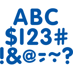 TCR5563 Blue Classic 2" Letters Uppercase Pack Image