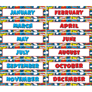TCR5590 Superhero Monthly Headliners Image