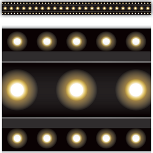 TCR5613 Black Marquee Straight Border Trim Image