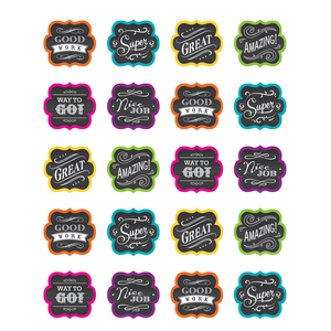TCR5618 Chalkboard Brights Stickers Image