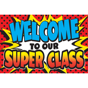 TCR5652 Superhero Welcome Postcards Image
