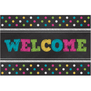 TCR5838 Chalkboard Brights Welcome Postcards Image