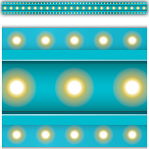 TCR5889 Light Blue Marquee Straight Border Trim Image