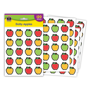 TCR5912 Dotty Apples Stickers Image